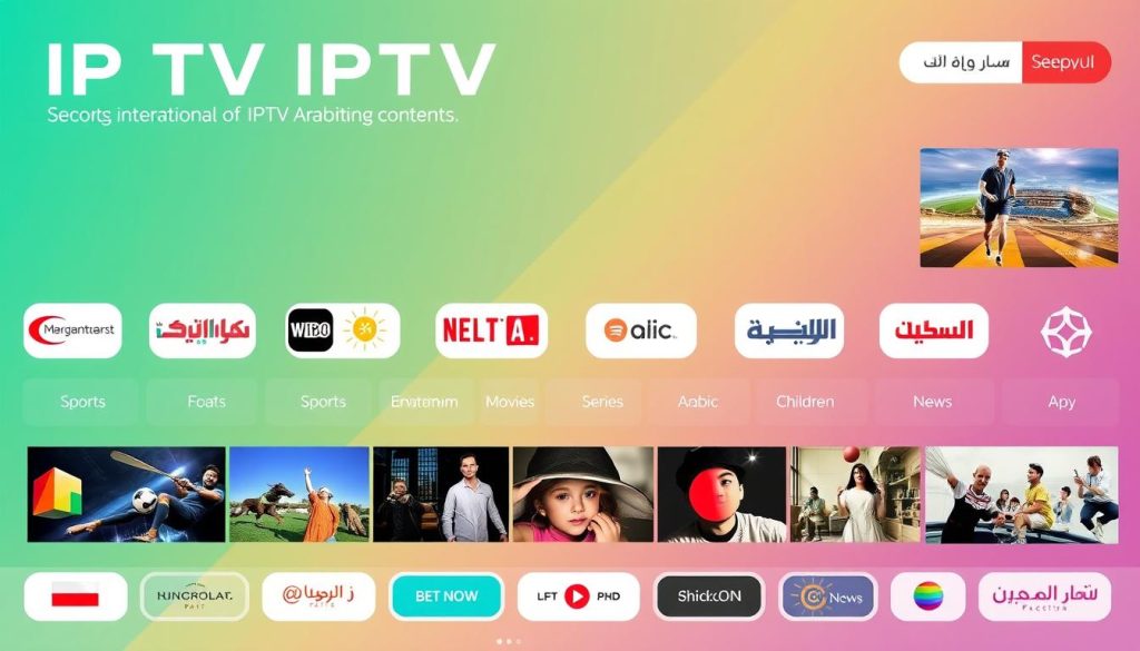 تنوع المحتوى في خدمات IPTV من قنوات رياضية وترفيهية وأفلام ومسلسلات