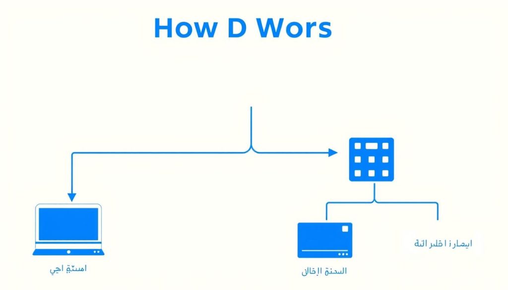 توضيح بياني لعمل نظام DNS لـ IPTV بدون تقطيع