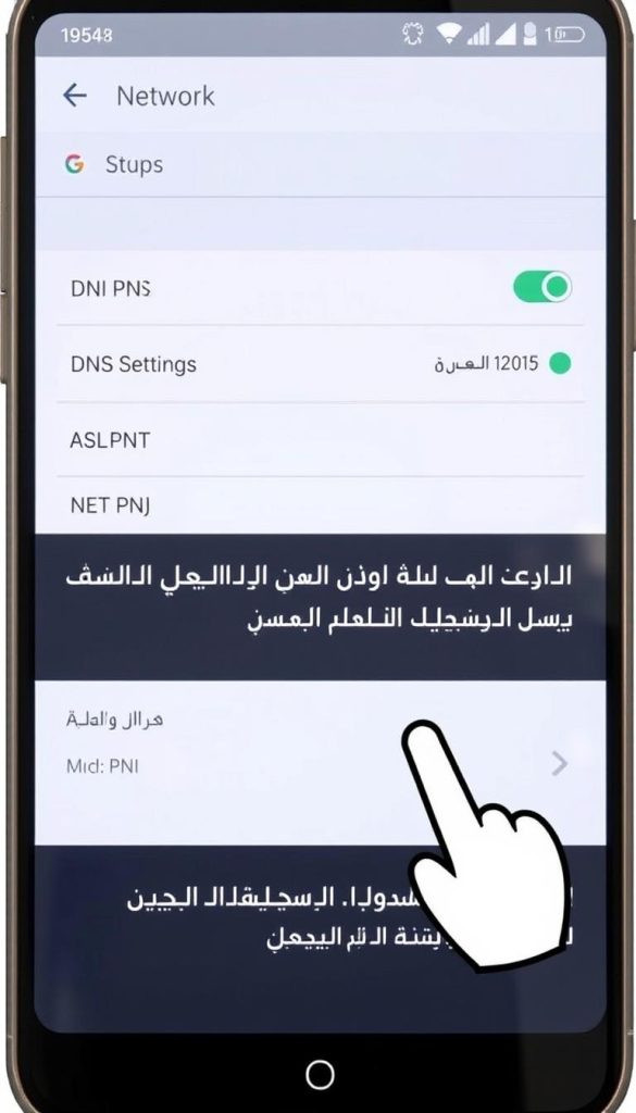 خطوات تغيير DNS على الهاتف الذكي لتحسين أداء IPTV بدون تقطيع