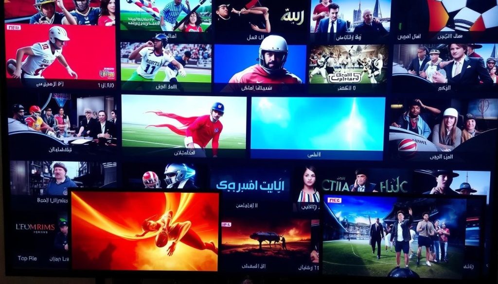 مكتبة متنوعة من قنوات IPTV تعرض قنوات رياضية وأفلام ومسلسلات بجودة عالية