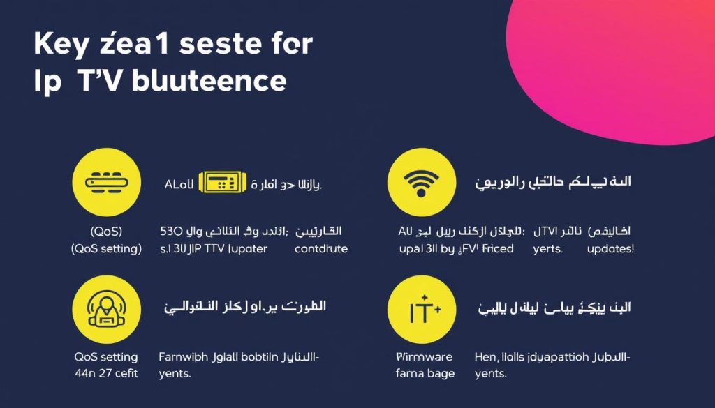 ملخص لأفضل إعدادات الراوتر لمنع التقطيع اثناء مشاهدة خدمة IPTV
