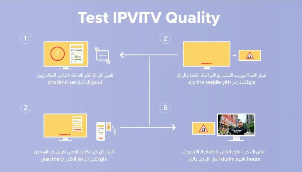 خطوات اختبار جودة IPTV بشكل منهجي
