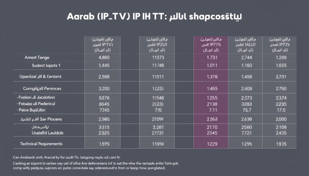 رسم بياني يوضح تفضيلات المستخدمين العرب لباقات IPTV للبالغين
